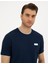 Erkek Lacivert Slim Fit Tişört 50296578-VR033 2