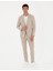 Erkek Açık Kahverengi Ekstra Slim Fit Keten Karışımlı Takım Elbise 50285295-VR002 1