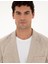 Erkek Açık Kahverengi Ekstra Slim Fit Keten Karışımlı Takım Elbise 50285295-VR002 2