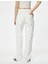 Kargo Kot Pantolon Düz Bol Paça Standart Bel - Eve Straight Jeans 4