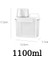 1100 ml Tarzı Toz Çamaşır Deterjan Dispenseri Gıda Tahılları Pirinç Saklama Kabı Dekantör Şişe Ağzı Ölçüm Kabı Deterjan Şeffaf Tank Kutusu (Yurt Dışından) 1