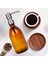 C Tarzı 500 ml Iskandinav Tarzı Kahverengi Banyo Doldurulabilir Cam Şişe Duş Jeli Şampuan Basın Şişesi Duş Jeli Doldurulabilir Banyo Depolama Şişeleri (Yurt Dışından) 3