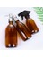 C Tarzı 500 ml Iskandinav Tarzı Kahverengi Banyo Doldurulabilir Cam Şişe Duş Jeli Şampuan Basın Şişesi Duş Jeli Doldurulabilir Banyo Depolama Şişeleri (Yurt Dışından) 5
