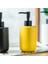 Sarı Stil Basit Seramik Sabunluk Pompalı Şişe Banyo Aksesuarları El Temizleyici Şampuan Şişesi 350 ml Porselen Banyo Malzemeleri (Yurt Dışından) 4