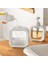 Pembe Tarzı 300 ml 5 Renk Banyo Sabunluklar Doldurulabilir Losyon Şampuan Duş Jeli Tutucu Taşınabilir Seyahat Dağıtıcı Boş Banyo Pompası Şişesi (Yurt Dışından) 3