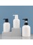 Beyaz Stil 300 ml Yeniden Kullanılabilir Şampuan ve Saç Kremi Şişeleri Duş Duvar Banyo Sabunluk Pompalı Doldurulabilir Pres Losyon Kabı (Yurt Dışından) 2