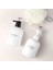 Beyaz Stil 300 ml Yeniden Kullanılabilir Şampuan ve Saç Kremi Şişeleri Duş Duvar Banyo Sabunluk Pompalı Doldurulabilir Pres Losyon Kabı (Yurt Dışından) 4