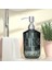 Siyah Stil 450ML Cam Losyon Şişesi Paslanmaz Çelik Sabunluk Şişe Manuel Pres Duş Şampuan Konteyner Şişeleri Banyo Mutfak Için (Yurt Dışından) 4
