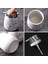 Noktalar-S Tarzı 400 ml Beyaz Seramik Sabunluk Şişe Duş Jeli Dağıtıcılar Taşınabilir Sıvı Sabunluk Losyon Dağıtım Banyo Aksesuarları (Yurt Dışından) 5