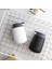 Bir Stil 380ML Iskandinav Düz Renk Mat Seramik Banyo Aksesuarları Emülsiyon Şişeleri Lateks Şişeler Sıvı Sabunluklar Banyo Dekor (Yurt Dışından) 2