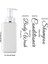 BEYAZ-750ML Tarzı Boş Pompa Sabunluk Vücut Yıkama Kremi Şampuan Şişesi Yapışkanlı Etiketler Banyo Duş Şişesi ml (Yurt Dışından) 4