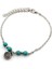D Bohemian Plaj Turquoises Halhal Kadınlar Için Güzel Fatima Handtreecross Kolye Ayak Bileği Bilezik Kız Ayak Zinciri Accesoires (Yurt Dışından) 1