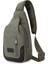 Büyük Kapasiteli Erkek Kanvas Göğüs Çantası Yeni Erkek ve Kadın Gündelik Bisiklet Açık Hırsızlık Önleyici Omuz Crossbody Çanta (Yurt Dışından) 1