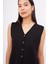 AIDA WAISTCOAT Kadın Triko Yelek - Siyah 3