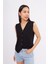 AIDA WAISTCOAT Kadın Triko Yelek - Siyah 4