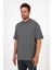 Erkek Bisiklet Yaka Baskılı T-Shirt 7024 2