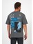 Erkek Bisiklet Yaka Baskılı T-Shirt 7024 4