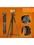 Evrensel Dslr Fotoğraf Makinesi ve Telefon Için Profesyonel Tripod 150 cm Uzuyan 360 Derece Dönebilir 5