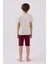 Light Blue Bordo Erkek Çocuk Bermuda Takım 5