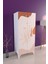 Soft Lines 3 Raflı Çok Amaçlı Dolap Mutfak Salon Banyo Ofis Salon Dolabı Beyaz 1
