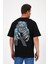 Erkek Bisiklet Yaka Aslan Baskılı T-Shirt 7025 4