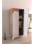 Soft Lines 3 Raflı Çok Amaçlı Dolap Mutfak Salon Banyo Ofis Salon Dolabı 2