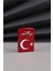 Kırmızı Kaydırmalı Kabartmalı Türkiye Yazılı ve Türk Bayrağı Çakmak 24CSM925MR002 1