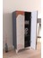 Soft Lines 3 Raflı Çok Amaçlı Dolap Mutfak Salon Banyo Ofis Salon Dolabı Beyaz 2