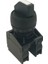 TJ2510-1AF60-J11 / 3 Konumlu Kalıcı Mandal Buton Seti, 1na+1nk (1no+1nc), Siyah 1