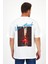 Erkek Bisiklet Yaka Los Angeles Baskılı T-Shirt 7029 4