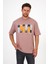 Erkek Bisiklet Yaka Baskılı T-Shirt 7028 1