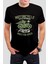 Motor Baskılı Siyah Unisex Tişört C461 1