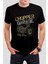 Chopper Motor Baskılı Siyah Unisex Tişört C455 1