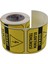 Dikkat Elektirik Tehlikesi Etiketi 70MM x 80MM Ruloda 250 Adet 1
