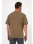 Erkek Bisiklet Yaka Baskılı T-Shirt 0210 4
