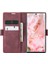 Samsung Galaxy S22 Için Flip Case Ultra Vintage Pu Deri Cüzdan Manyetik (Yurt Dışından) 4