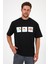 Erkek Bisiklet Yaka Baskılı T-Shirt 0210 1