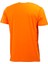 Erkek Mevsimlik Göğüs Baskılı Standart Fit Turuncu Siyah 2'li Set T-Shirt 3