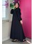 Bebekli Anne Elbisesi 3896 Siyah 3