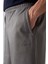 Koyu Gri Pamuklu Kalın Yumuşak Dokulu Comfort Fit Basic Erkek Şort - 81261 3