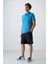 Lacivert Pamuklu Kalın Yumuşak Dokulu Comfort Fit Basic Erkek Şort - 81261 2