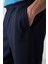 Lacivert Pamuklu Kalın Yumuşak Dokulu Comfort Fit Basic Erkek Şort - 81261 3