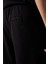 Siyah Pamuklu Kalın Yumuşak Dokulu Comfort Fit Basic Erkek Şort - 81261 4