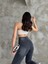 Denim Kumaş Antasit Yıkamalı Yüksek Bel Slim Mom Jeans 3