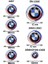 Bmw 50.yıl Özel Logo Seti (Newtype Mavi Beyaz) 1