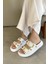 Kadın Ecole Tokalı Terlik - Beyaz 2