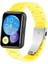 Huawei Watch Fit Reçine Kordon (Pim Çevirici Aparatı ile Birlikte) Sarı 1