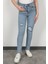 Kadın Lazerli Skinny Jean Mavi Kar Yıkama - 1051 1