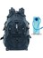 Siyah 2l Çanta ile 40 Litre Askeri Taktik Sırt Çantası Erkekler Açık Spor Seyahat Sırt Çantası Ordu Molle Avcılık Yürüyüş Sırt Çantası Reflektör Duffle Çanta (Yurt Dışından) 1