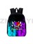 GEOMETRY103 12 Inç 30X24X12 cm Moda Tuval Kızgın Geometri Dash Sırt Çantası Okul Genç 12/16 Inç Anime Japon Çanta Erkek Açık Seyahat Spor Sırt Çantası (Yurt Dışından) 4